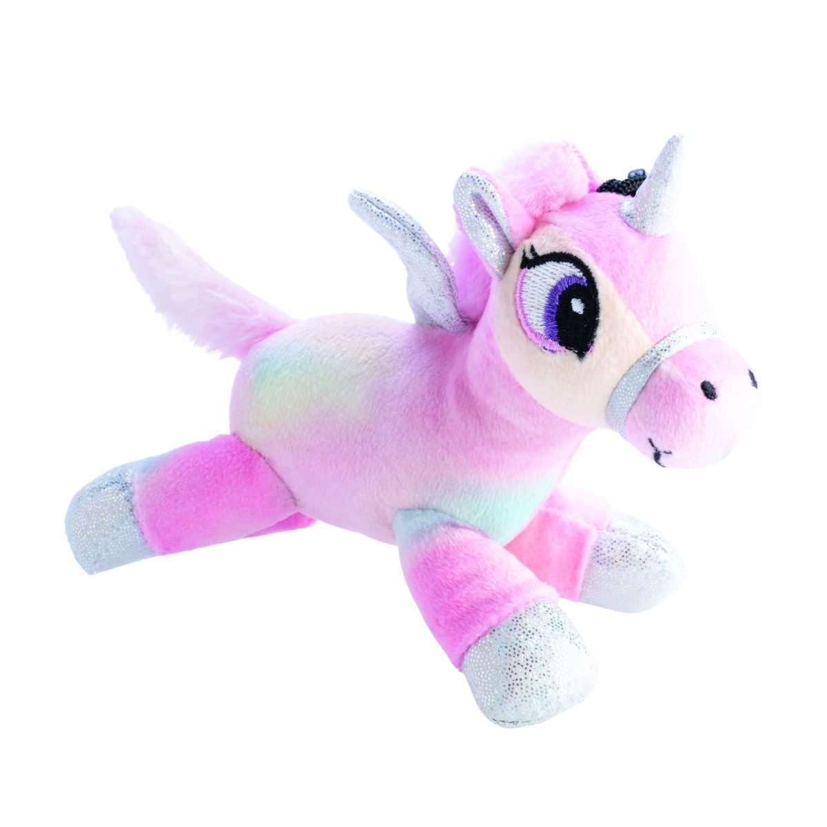 Unicorn Tie Dye Plush Keychain with Sound - MarshallsHealthShop