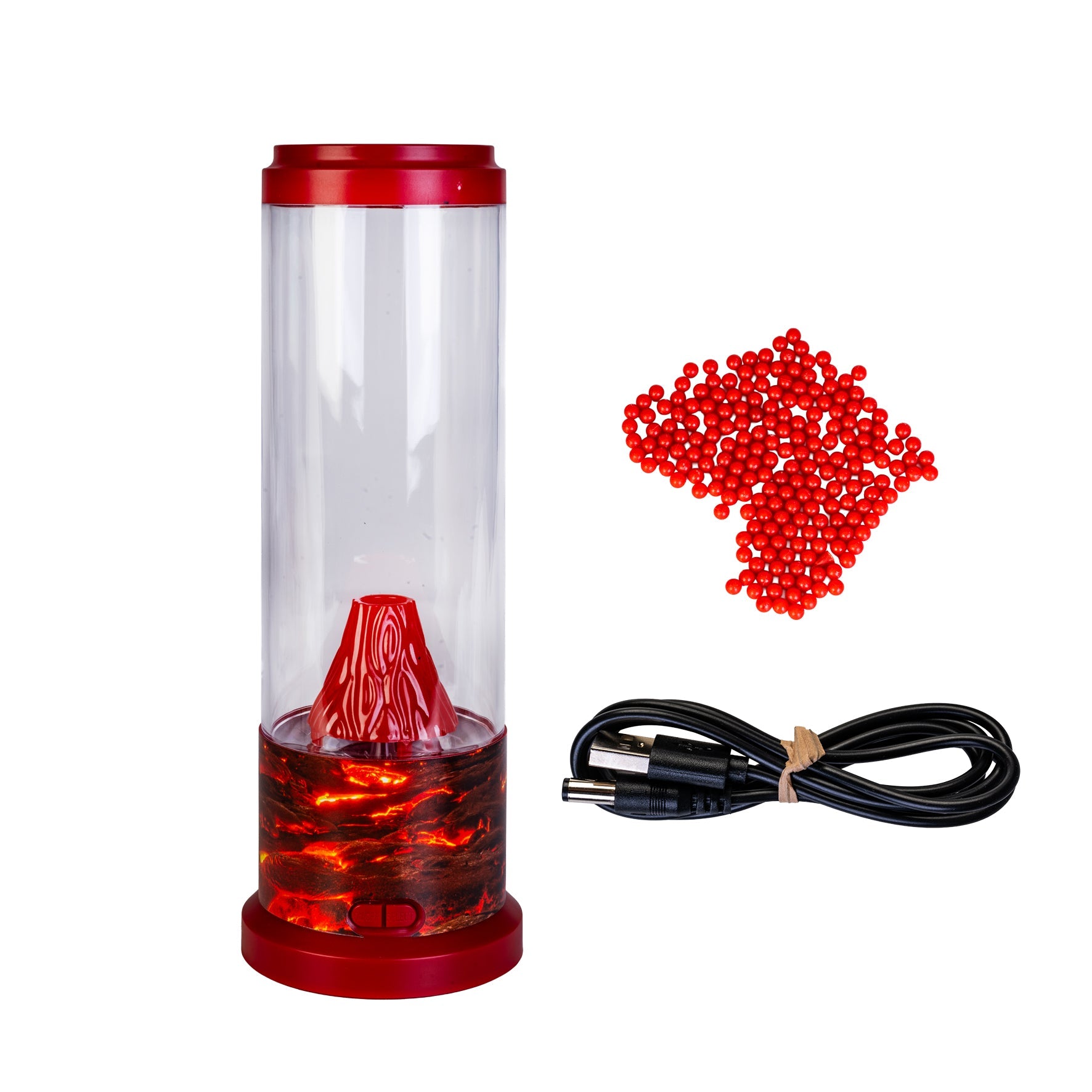 Volcano Cylinder LED Lamp - 1st Stop Marshall's Health Shop, Gift Shop! - Heath and Natural Therapy New Brighton Christchurch - Naturopath