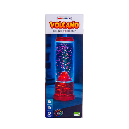 Volcano Cylinder LED Lamp - 1st Stop Marshall's Health Shop, Gift Shop! - Heath and Natural Therapy New Brighton Christchurch - Naturopath