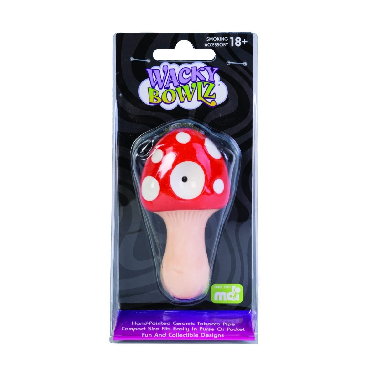 Wacky Bowlz Mushroom Mini Pipe - MarshallsHealthShop