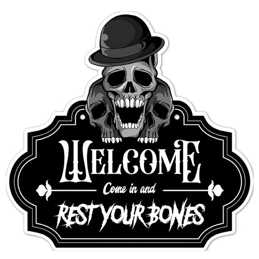 Wall Art Bones Embossed Iron - MarshallsHealthShop