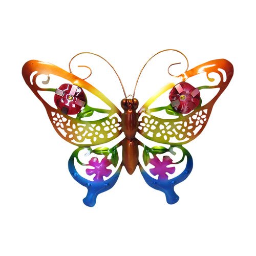 Wall Art Butterfly (OrangeBlue)# - 1st Stop Marshall's Health Shop, Gift Shop! - Heath and Natural Therapy New Brighton Christchurch - Naturopath#