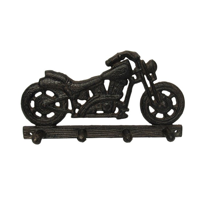Wall Art Motorbike Cast Iron Hook# - 1st Stop Marshall's Health Shop, Gift Shop! - Heath and Natural Therapy New Brighton Christchurch - Naturopath#