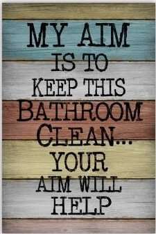 Wall Art My Aim 40x60 - MarshallsHealthShop