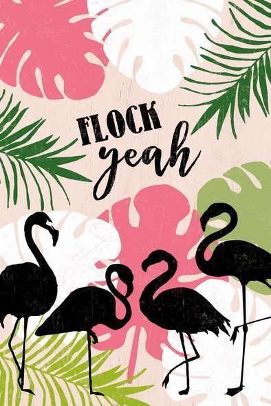 Wall Art on MDF Flock Yeah 40x60cm - MarshallsHealthShop