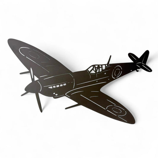 Wall Art - Steel - Spitfire Plane Rustic - MarshallsHealthShop