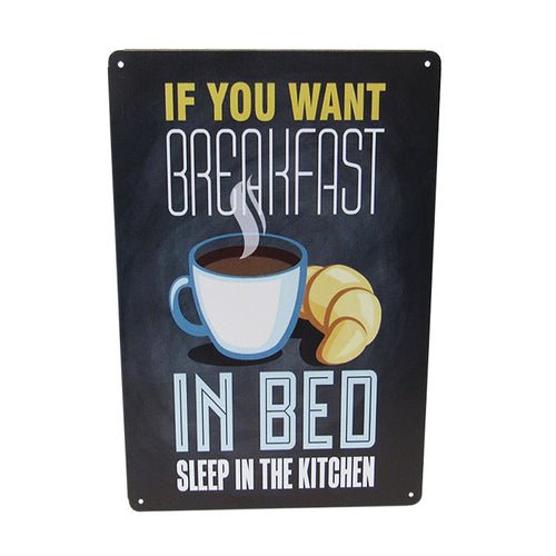 Wall Art Tin Breakfast Bed# - 1st Stop Marshall's Health Shop, Gift Shop! - Heath and Natural Therapy New Brighton Christchurch - Naturopath#