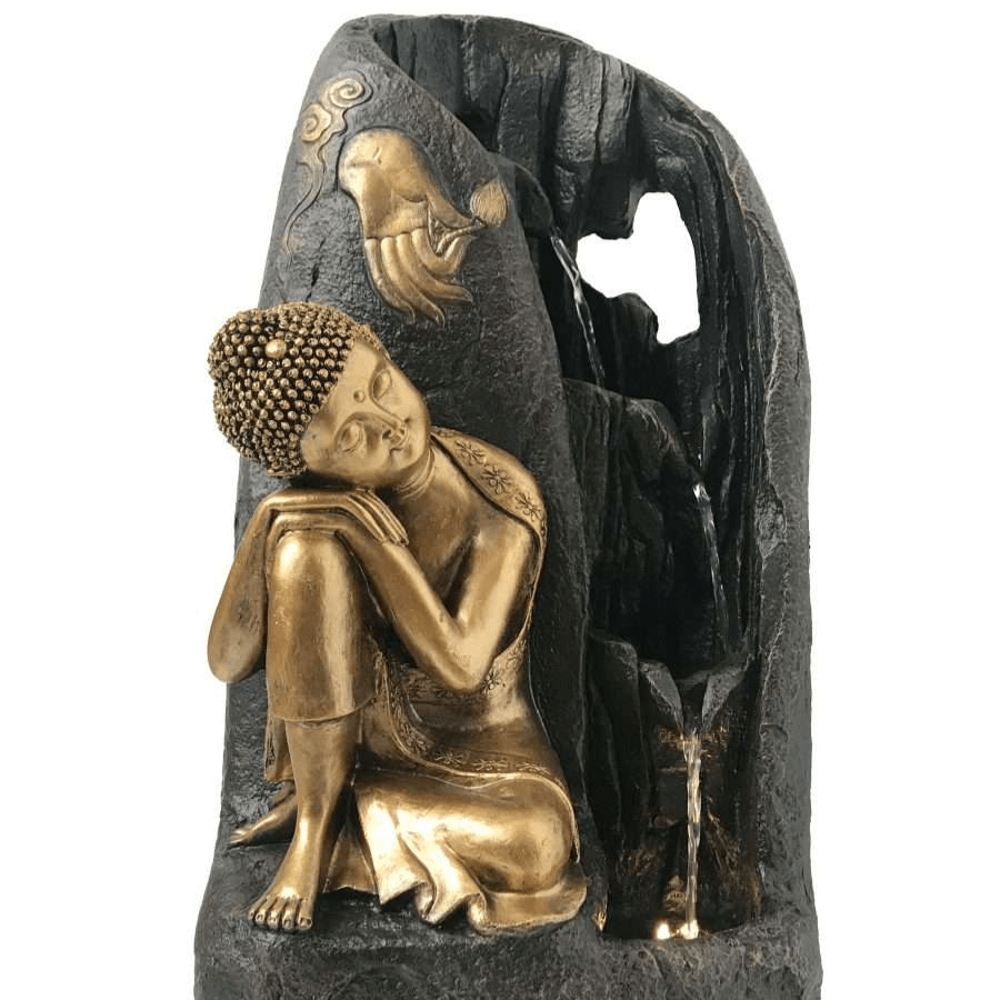 Water Feature Outdoor Resting Buddha - MarshallsHealthShop