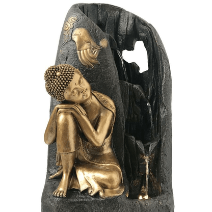 Water Feature Outdoor Resting Buddha - MarshallsHealthShop