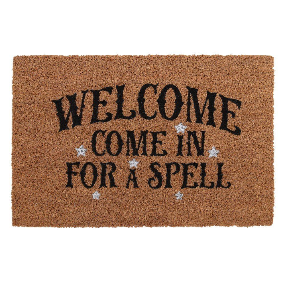 Welcome Come In For A Spell Doormat - MarshallsHealthShop
