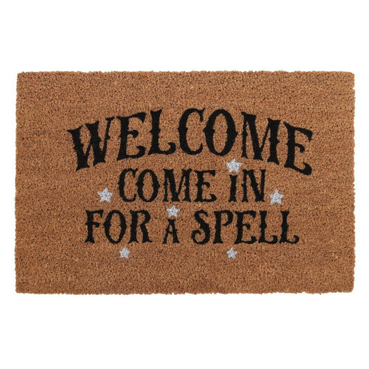 Welcome Come In For A Spell Doormat - MarshallsHealthShop