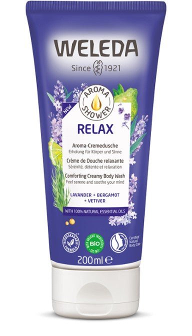 Weleda Aroma Shower Relax - 1st Stop Marshall's Health Shop, Gift Shop! - Heath and Natural Therapy New Brighton Christchurch - Naturopath