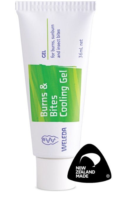 Weleda Burns & Bites Cooling Gel 36ml - 1st Stop Marshall's Health Shop, Gift Shop! - Heath and Natural Therapy New Brighton Christchurch - Naturopath