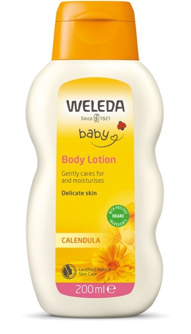 Weleda Calendula Baby Body Lotion 200ml - 1st Stop Marshall's Health Shop, Gift Shop! - Heath and Natural Therapy New Brighton Christchurch - Naturopath