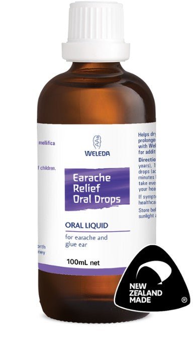 Weleda Earache Relief Oral Drop 100ml - 1st Stop Marshall's Health Shop, Gift Shop! - Heath and Natural Therapy New Brighton Christchurch - Naturopath