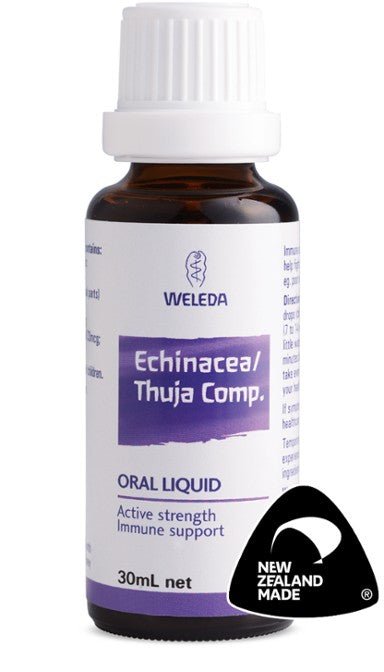 Weleda Echinacea/Thuja Complex 30ml - 1st Stop Marshall's Health Shop, Gift Shop! - Heath and Natural Therapy New Brighton Christchurch - Naturopath