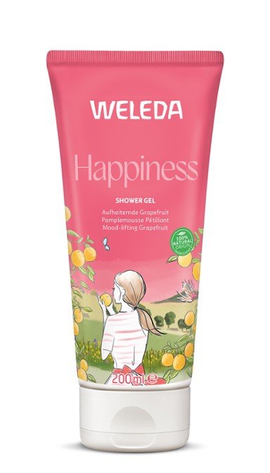 Weleda Happiness Shower Gel Grapefruit 200ml - MarshallsHealthShop