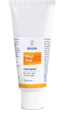 Weleda Heat Rub 36ml - 1st Stop Marshall's Health Shop, Gift Shop! - Heath and Natural Therapy New Brighton Christchurch - Naturopath