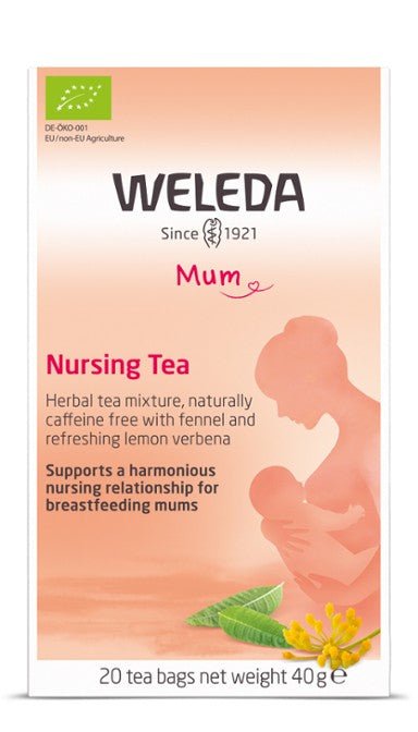 Weleda Nursing Tea Bags 20 Tea Bags 40g - 1st Stop Marshall's Health Shop, Gift Shop! - Heath and Natural Therapy New Brighton Christchurch - Naturopath