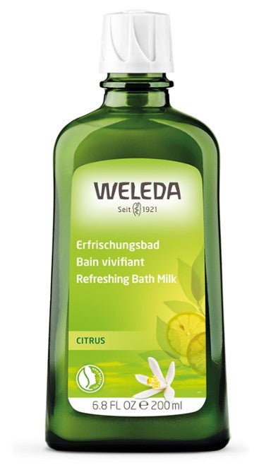 Weleda Refreshing Bath Milk - Citrus 200ml - 1st Stop Marshall's Health Shop, Gift Shop! - Heath and Natural Therapy New Brighton Christchurch - Naturopath