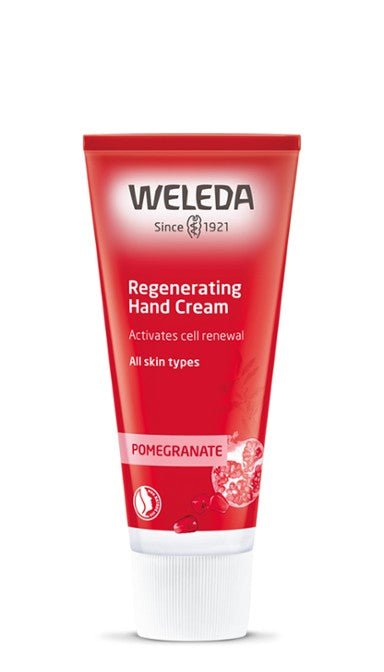 Weleda Regenerating Hand Cream - Pomegranate 50ml - 1st Stop Marshall's Health Shop, Gift Shop! - Heath and Natural Therapy New Brighton Christchurch - Naturopath