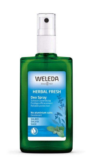 Weleda Sage Herbal Fresh Deodorant Spray 100ml - 1st Stop Marshall's Health Shop, Gift Shop! - Heath and Natural Therapy New Brighton Christchurch - Naturopath