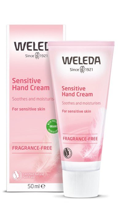 Weleda Sensitive Hand Cream 50ml - 1st Stop Marshall's Health Shop, Gift Shop! - Heath and Natural Therapy New Brighton Christchurch - Naturopath