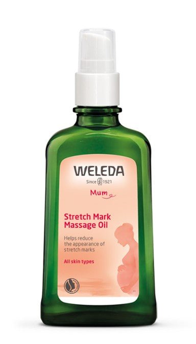 Weleda Stretch Mark Massage Oil 100ml - 1st Stop Marshall's Health Shop, Gift Shop! - Heath and Natural Therapy New Brighton Christchurch - Naturopath