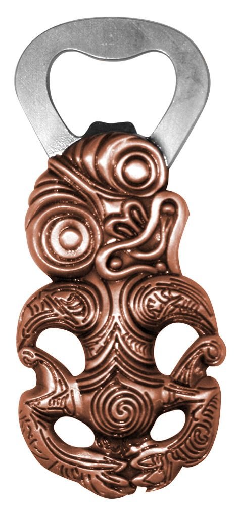 Whakairo Bottle Opener Magnet A - Copper - 1st Stop Marshall's Health Shop, Gift Shop! - Heath and Natural Therapy New Brighton Christchurch - Naturopath