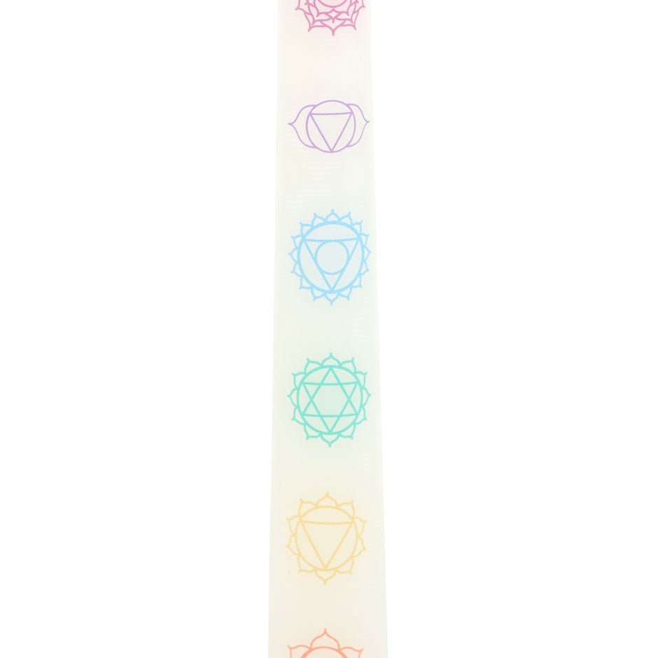White Chakra Dinner Candles (3) - MarshallsHealthShop