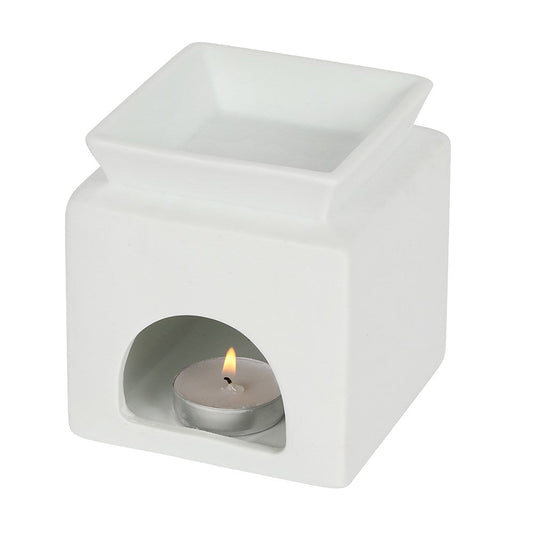White Family Cut Out Oil Burner - MarshallsHealthShop