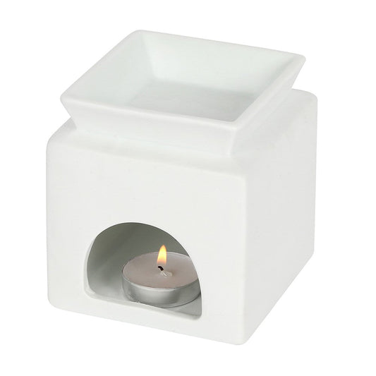 White Love Cut Out Oil Burner - MarshallsHealthShop