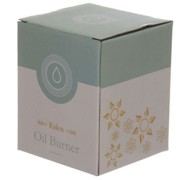 White Tear Drop Oil and Wax Burner - MarshallsHealthShop