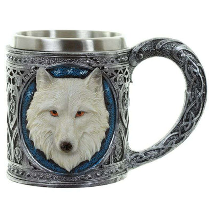 White Wolf Tankard - WOLF29 - 1st Stop Marshall's Health Shop, Gift Shop! - Heath and Natural Therapy New Brighton Christchurch - Naturopath