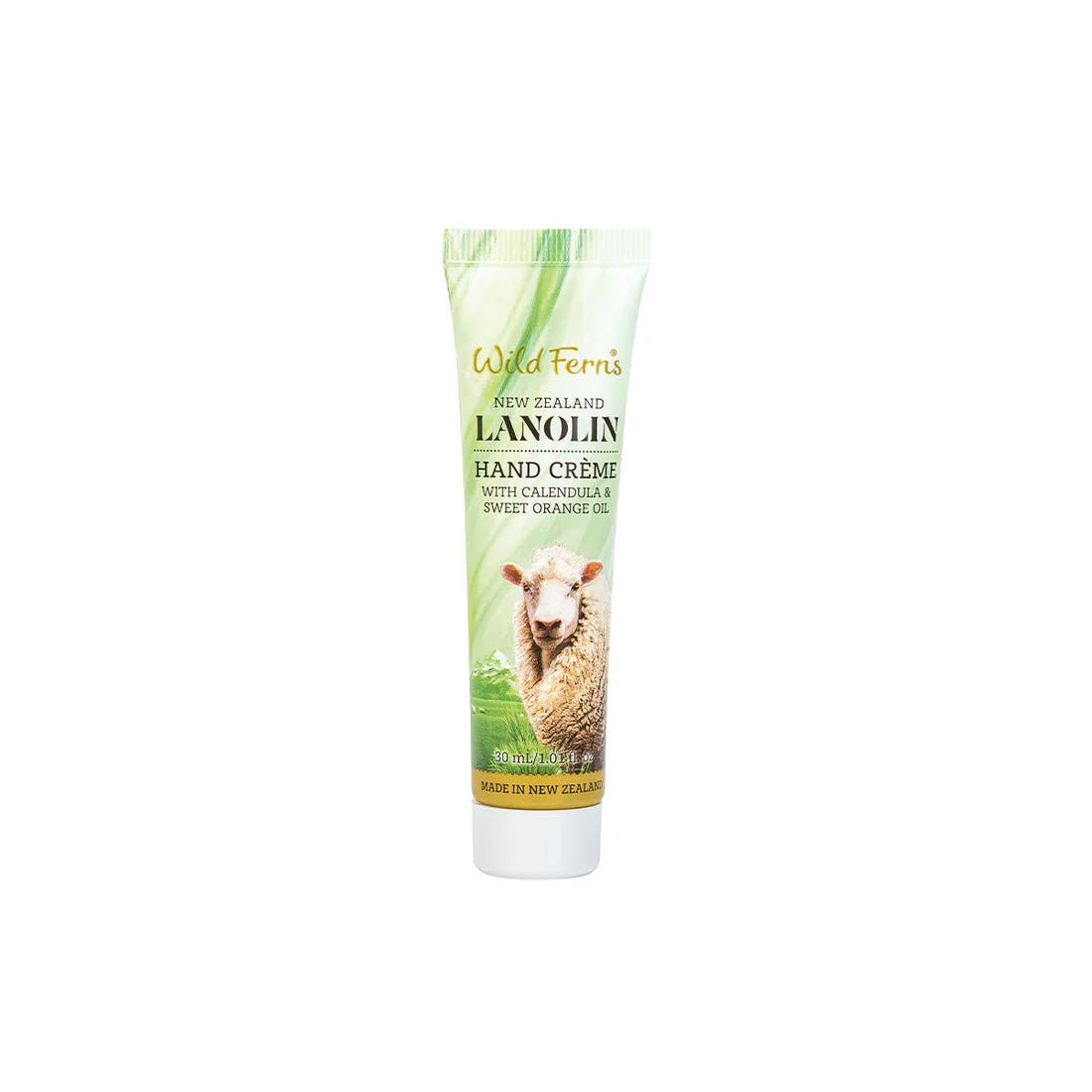 Wild Ferns Lanolin Hand Creme with Calendula and Sweet Orange Oil, 30ml - MarshallsHealthShop