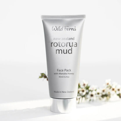Wild Ferns Rotorua Mud Face Pack with Manuka Honey 80+ - MarshallsHealthShop