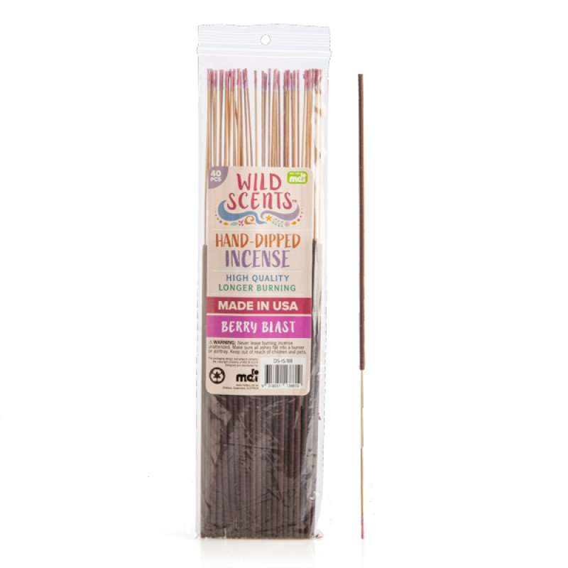 Wild Scents Berry Blast Incense 40pcs - MarshallsHealthShop