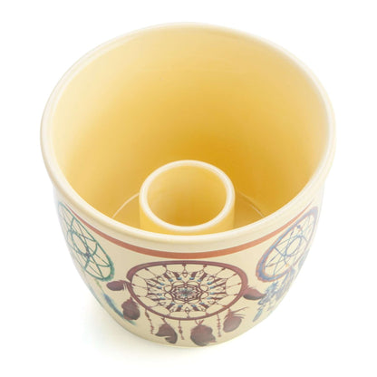 Wild Scents Dreamcatcher Ceramic Smudge Bowl - MarshallsHealthShop
