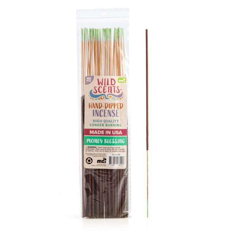 Wild Scents Money Blessing Incense Sticks - MarshallsHealthShop
