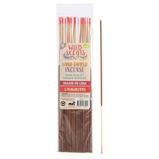 Wild Scents Strawberry Incense Sticks - MarshallsHealthShop