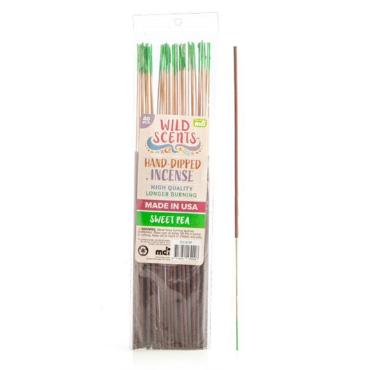 Wild Scents Sweet Pea Incense Sticks - MarshallsHealthShop