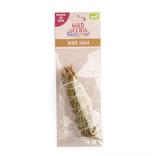 Wild Scents Wild Sage Smudge Stick - MarshallsHealthShop