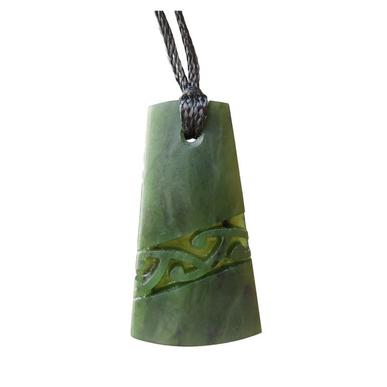Wild Side Green Stone Pendant Wedge - MarshallsHealthShop