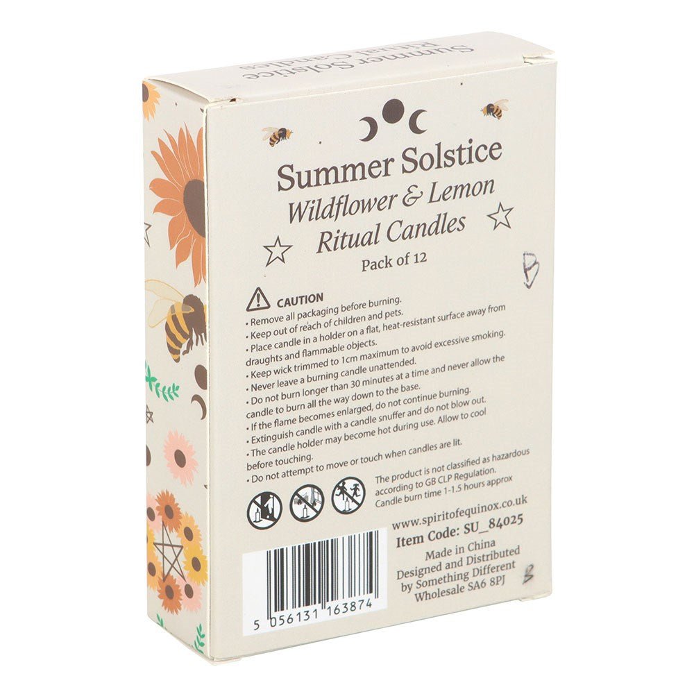 Wildflower & Lemon Summer Ritual Candles - MarshallsHealthShop