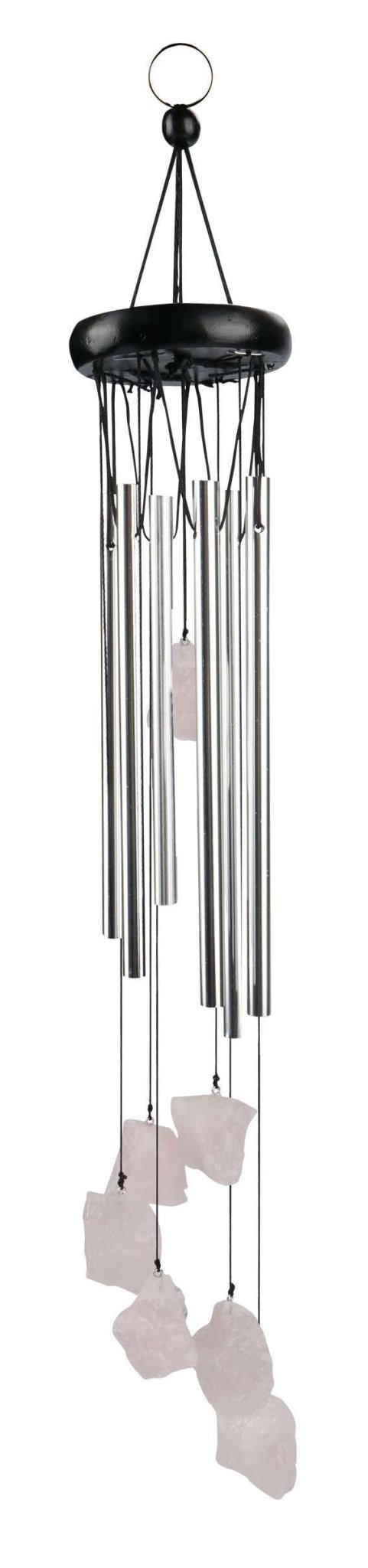 Wind Chime - Rough Rose Quartz - MarshallsHealthShop