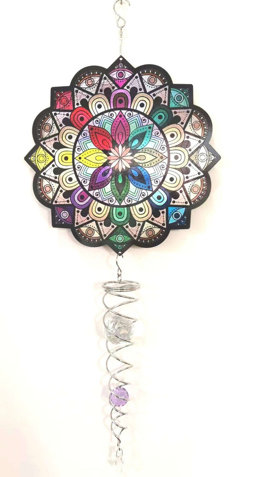 Wind Spinner Eye of Providence Mandala - MarshallsHealthShop