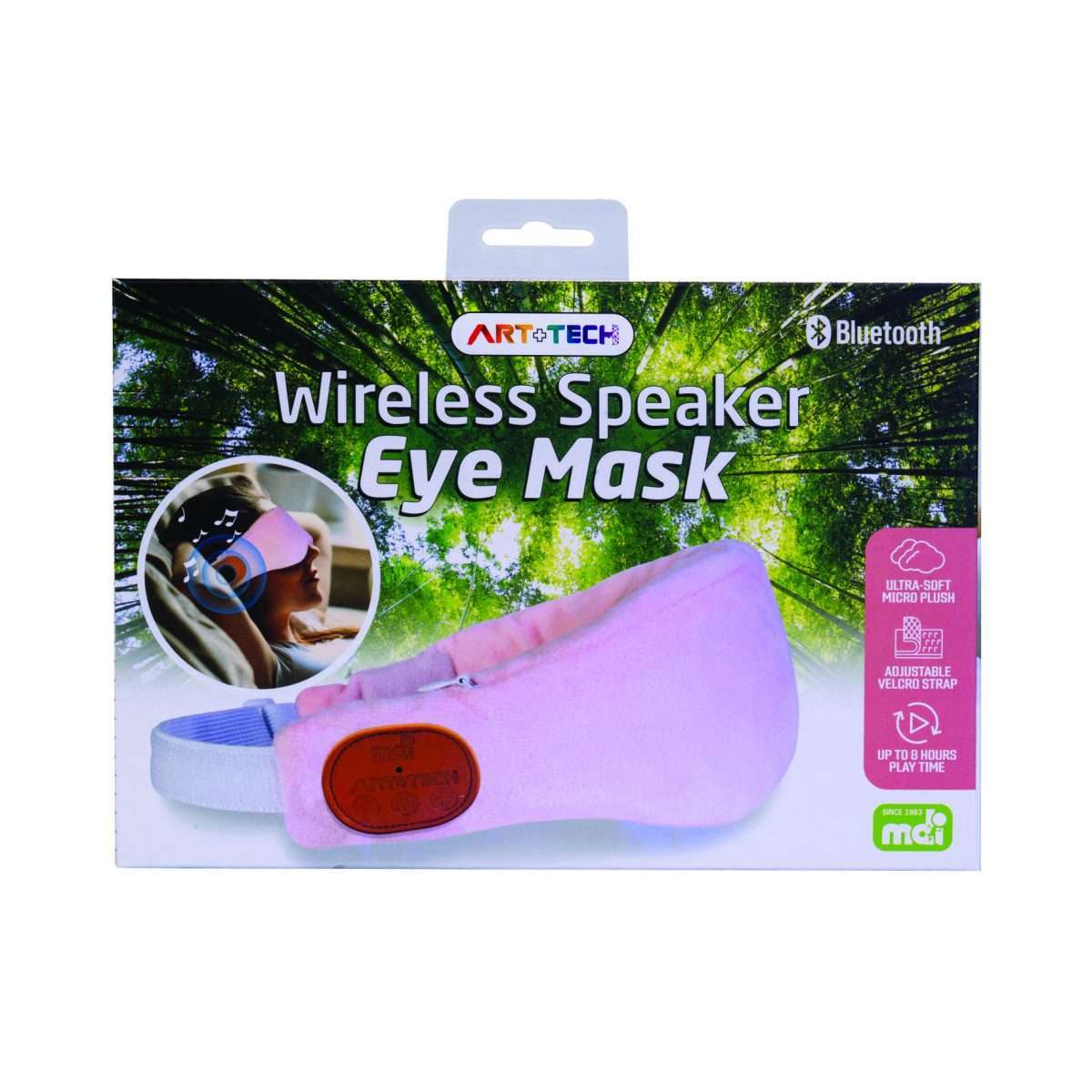 Wireless Speaker Eye Mask Pink# - 1st Stop Marshall's Health Shop, Gift Shop! - Heath and Natural Therapy New Brighton Christchurch - Naturopath#