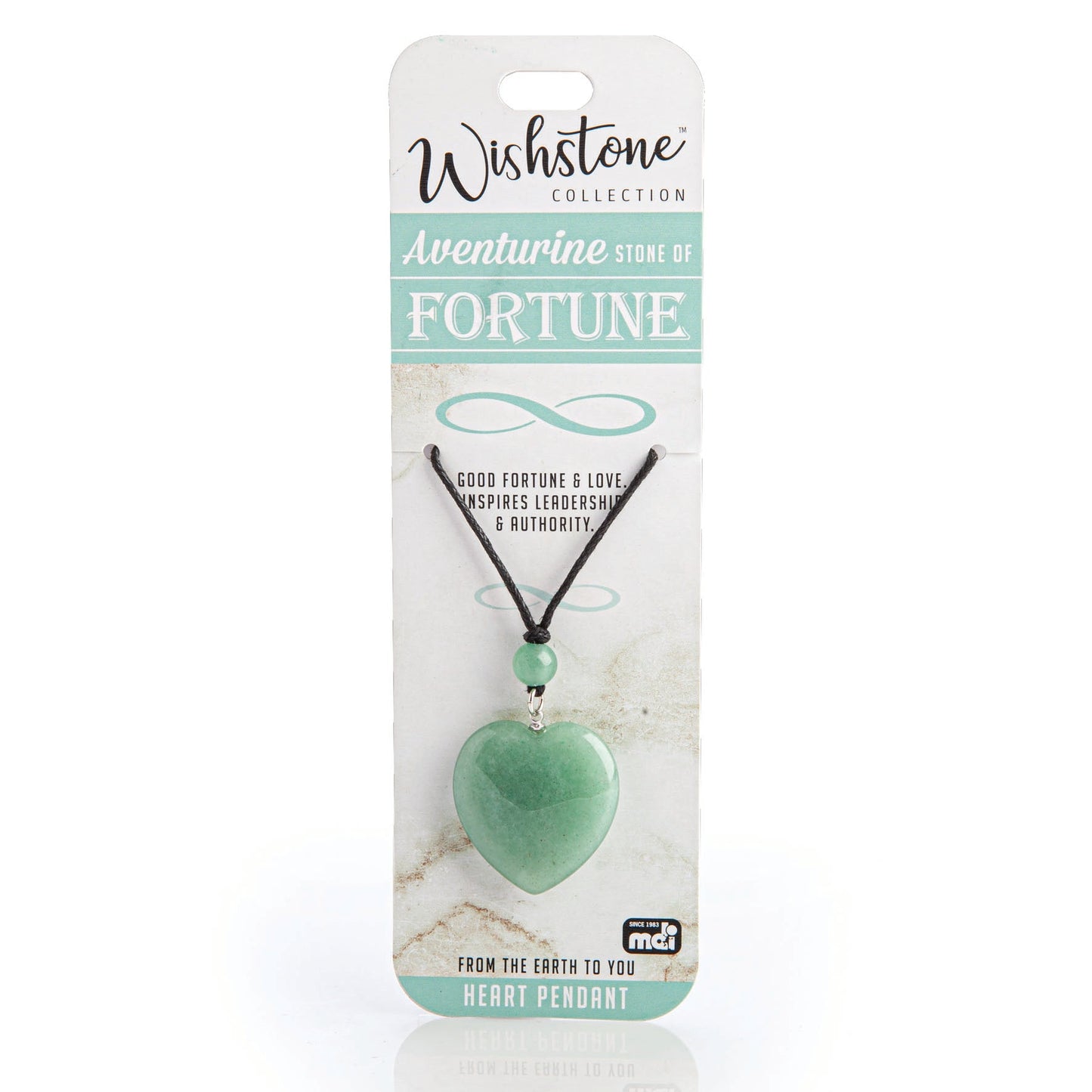 Wishstone Collection Aventurine Heart Pendant - MarshallsHealthShop