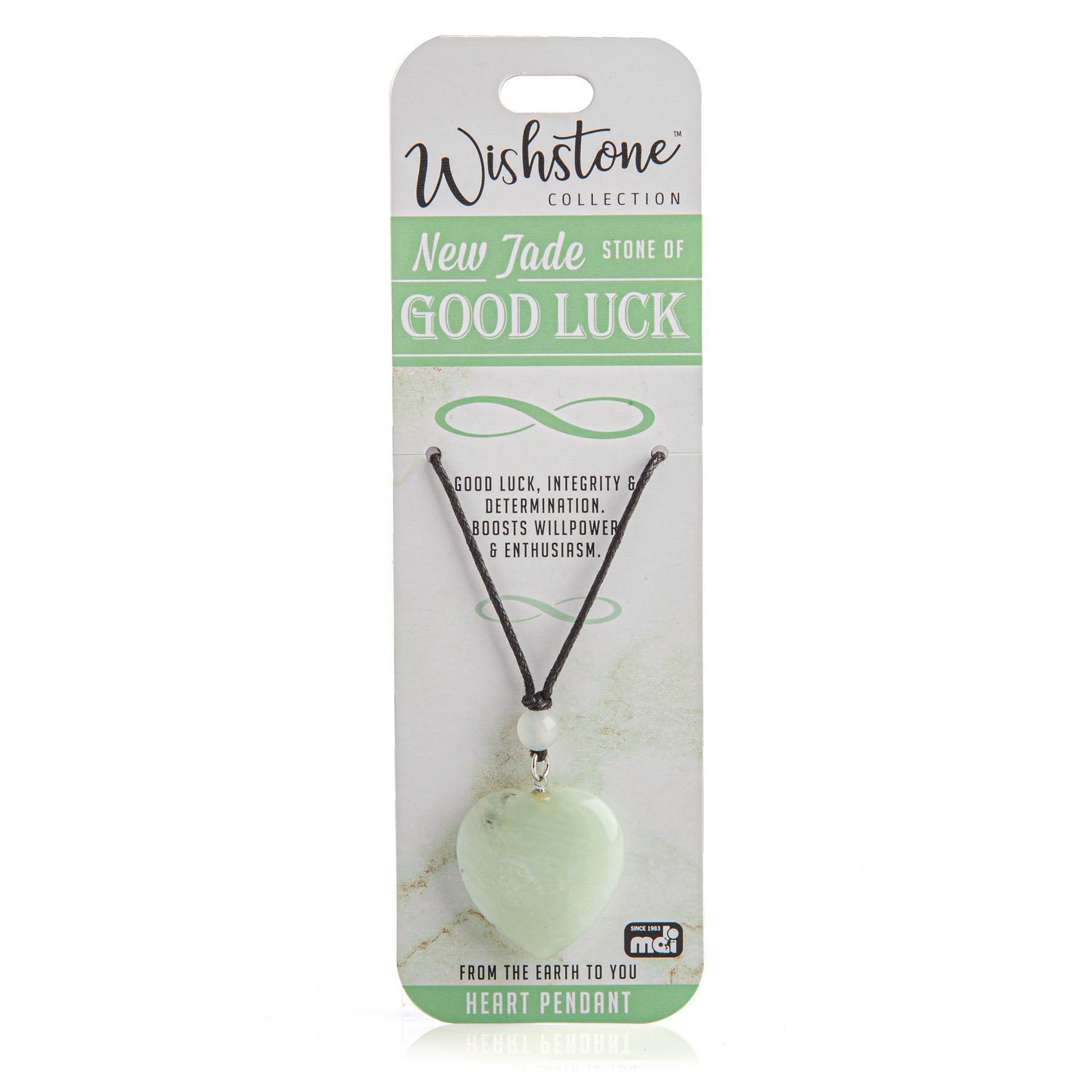Wishstone Collection New Jade Heart Pendant - MarshallsHealthShop