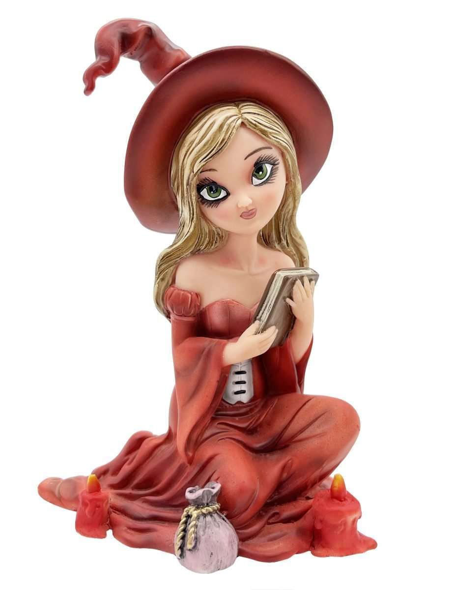 Witch Figurine With Book - MarshallsHealthShop